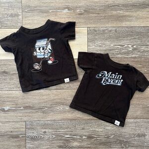 Kid Dangerous 12-18M Short Sleeve Tee Bundle (2 pack!) 🥛⚡️